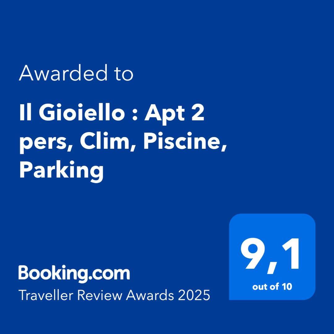 Il Gioiello : Apt 2 Pers, Clim, Piscine, Parking Antibes Bagian luar foto